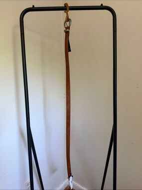 Mango Belt with Silver Rope-Style Buckle